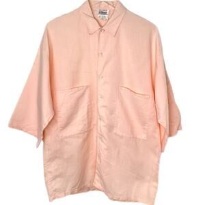 Mens Vintage 80s Button Front Shirt Sz OS